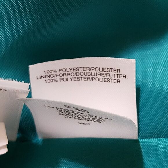 Le Suit Womens Single-Breasted Blazer Jacket 3/4 Sleeve Green Size 6 - Picture 8 of 12